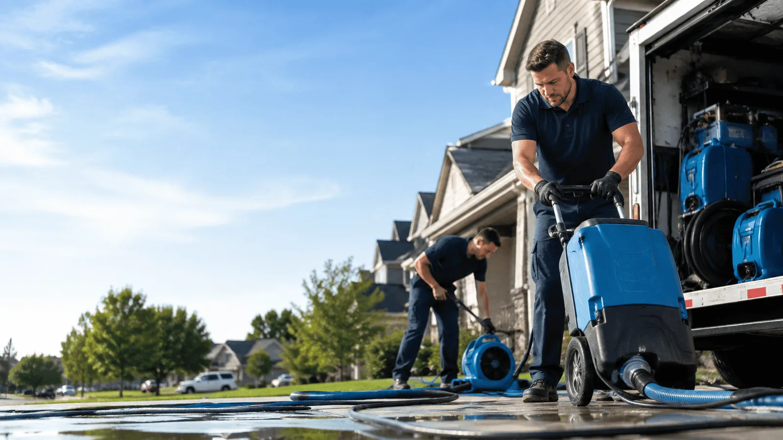 Dehumidification being performed in Penns Creek, PA
